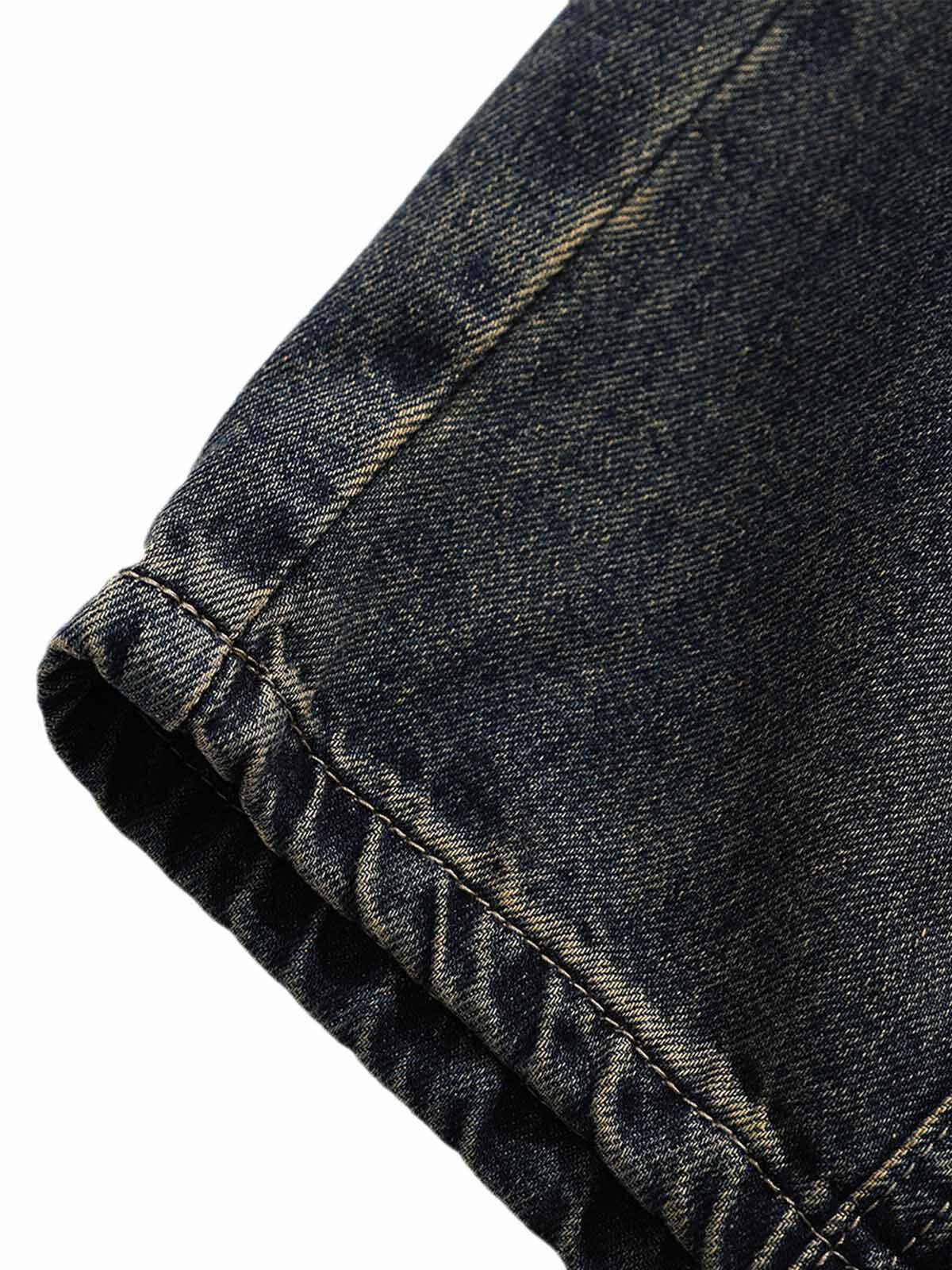 Concert Outfit Washed Multi-Pocket Baggy Barrel Cargo Jeans Concert Outfit Washed Multi-Pocket Baggy Barrel Cargo Jeans