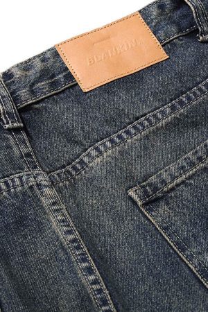 Concert Outfit Washed Multi-Pocket Baggy Barrel Cargo Jeans