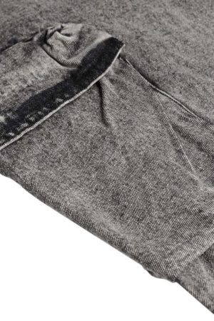 Concert Outfit Washed Multi-Pocket Cargo Jeans