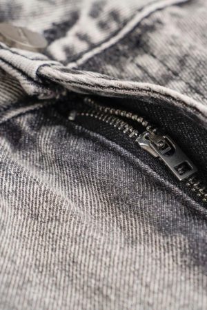 Concert Outfit Washed Multi-Pocket Cargo Jeans