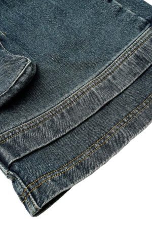 Concert Outfit Washed Multi-Pocket Denim Cargo Jorts