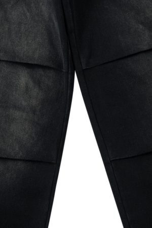 Concert Outfit Washed Multi Pocket Drawstring Cargo Jeans