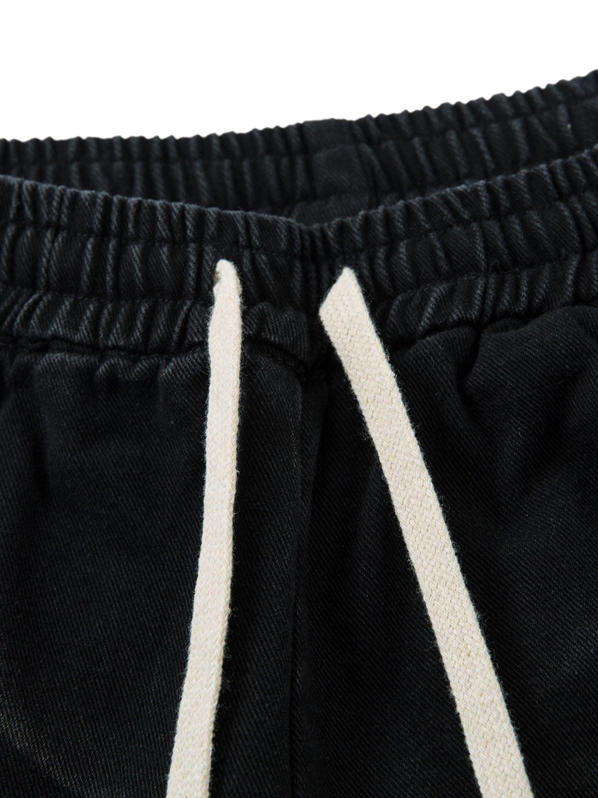 Concert Outfit Washed Multi Pocket Drawstring Cargo Jeans Concert Outfit Washed Multi Pocket Drawstring Cargo Jeans