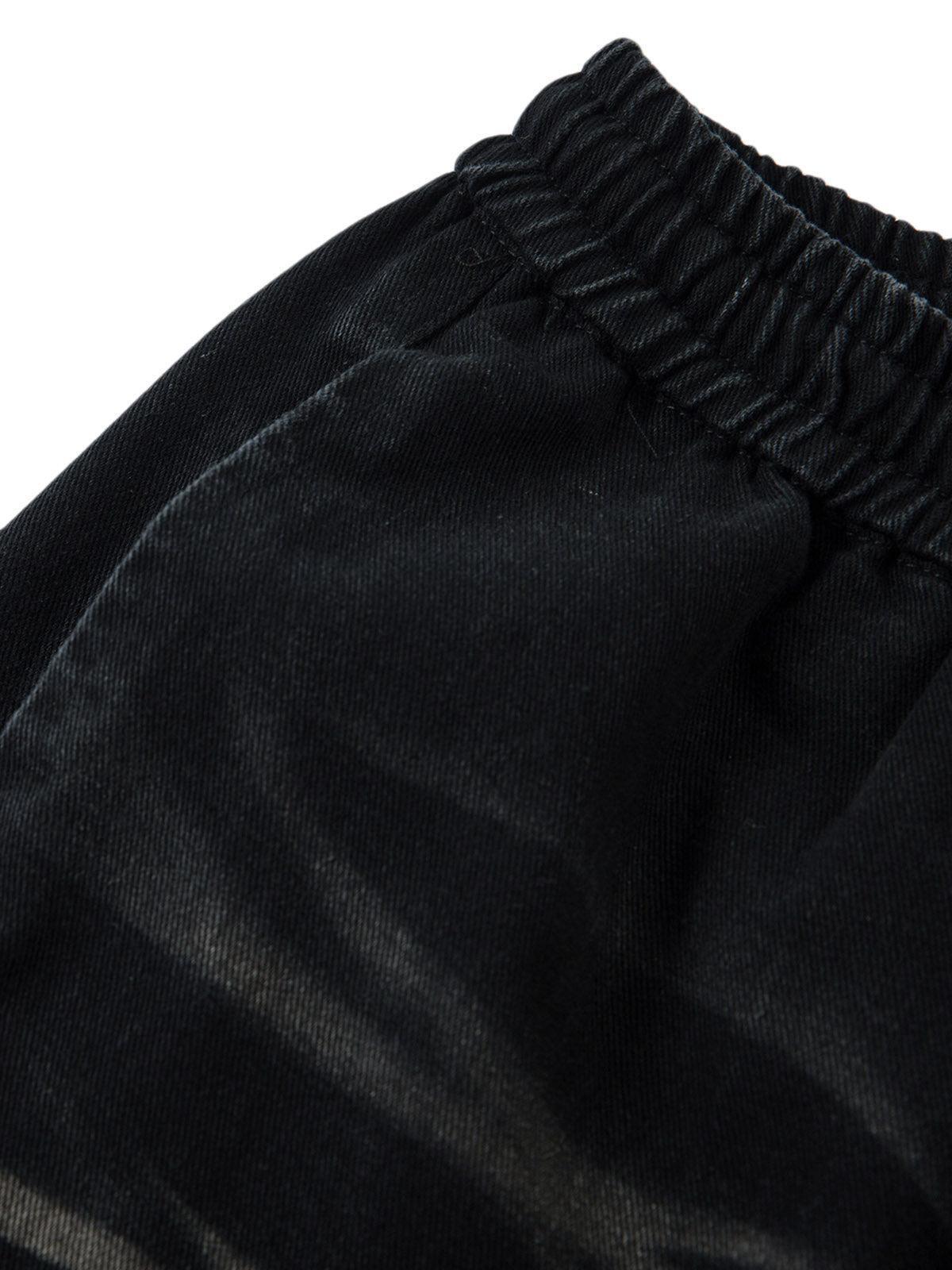 Concert Outfit Washed Multi Pocket Drawstring Cargo Jeans Concert Outfit Washed Multi Pocket Drawstring Cargo Jeans