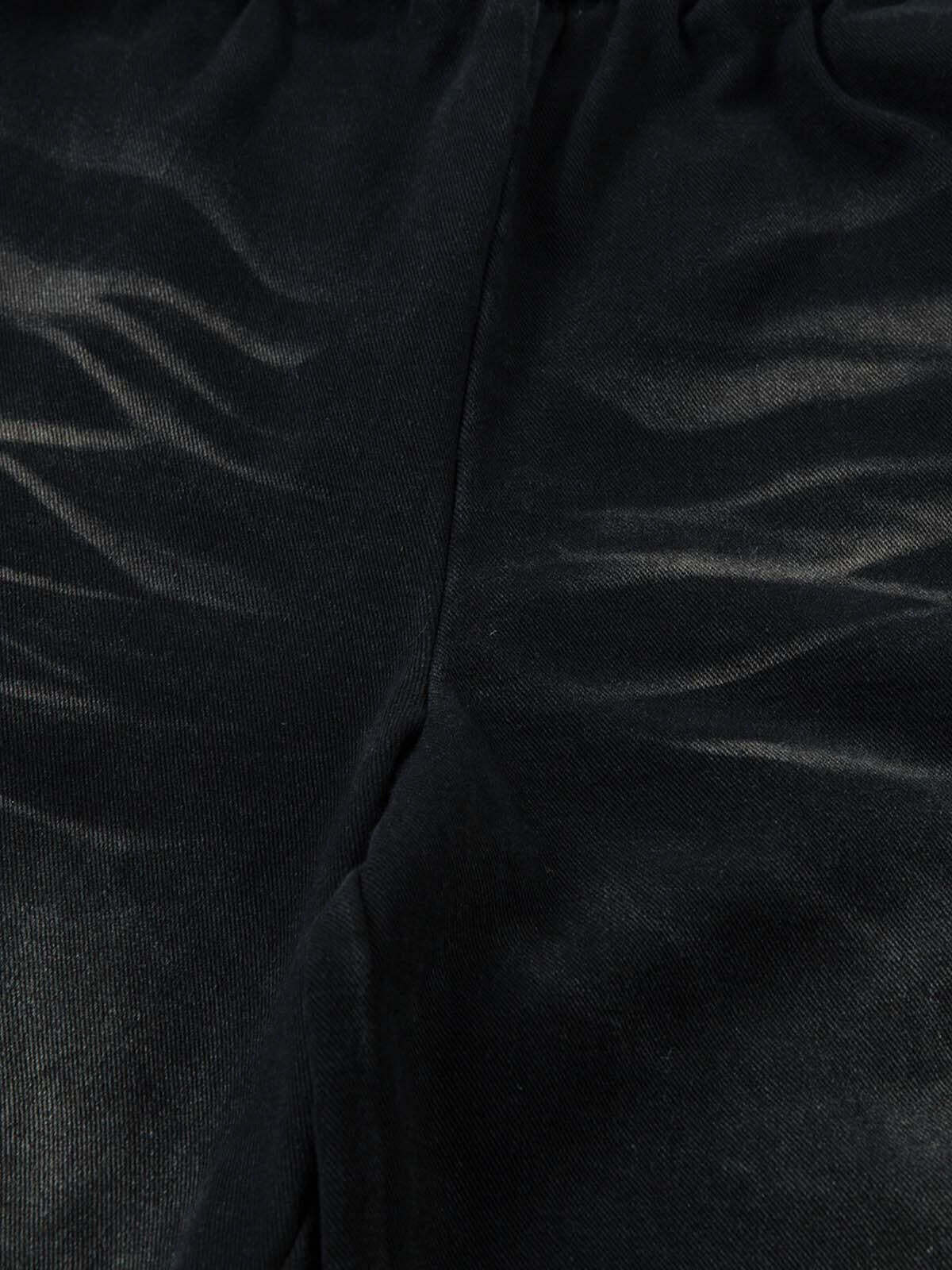 Concert Outfit Washed Multi Pocket Drawstring Cargo Jeans Concert Outfit Washed Multi Pocket Drawstring Cargo Jeans