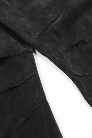 Concert Outfit Washed Multi Pocket Loose Jeans