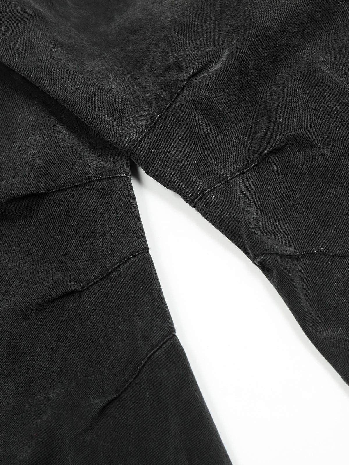 Concert Outfit Washed Multi Pocket Loose Jeans Concert Outfit Washed Multi Pocket Loose Jeans