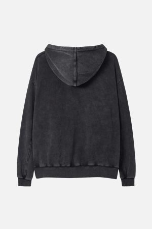 Concert Outfit Washed Paint Splash Hoodie