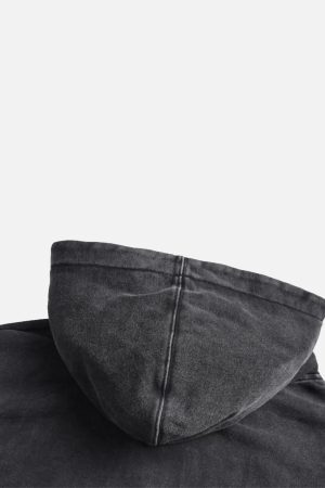 Concert Outfit Washed Paint Splash Hoodie