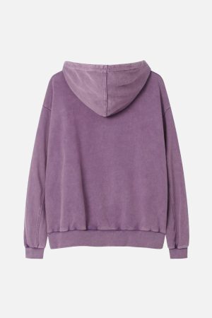 Concert Outfit Washed Paint Splash Hoodie