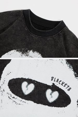 Concert Outfit Washed Spectre Print Tee