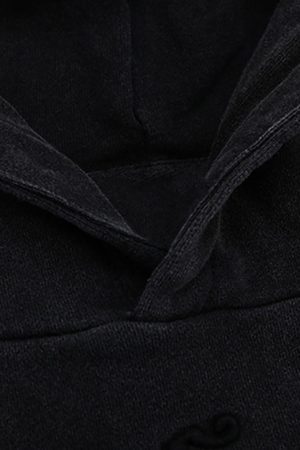 Concert Outfit Washed Splicing Hoodie