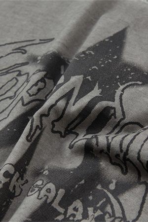 Concert Outfit Washed Star Print Vest