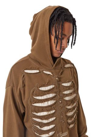 Concert Outfit Washed Streetwear Aged Look Hoodie