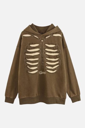 Concert Outfit Washed Streetwear Aged Look Hoodie