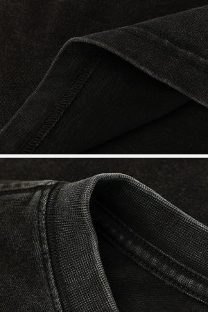 Concert Outfit Washed Wings Print Tee