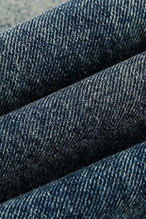 Concert Outfit Washed Wrinkle Loose Jeans