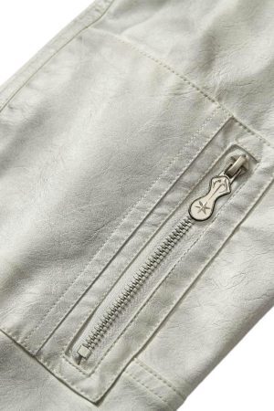 Concert Outfit Wasteland Dirty Dyed Leather Bomber Jacket