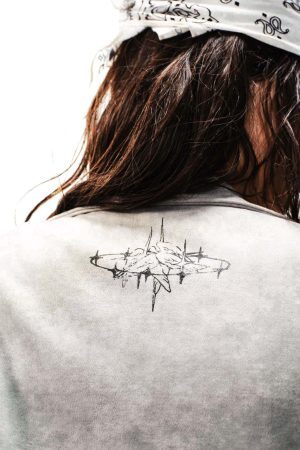 Concert Outfit Wasteland Patchwork Graffiti Zip Up Jacket