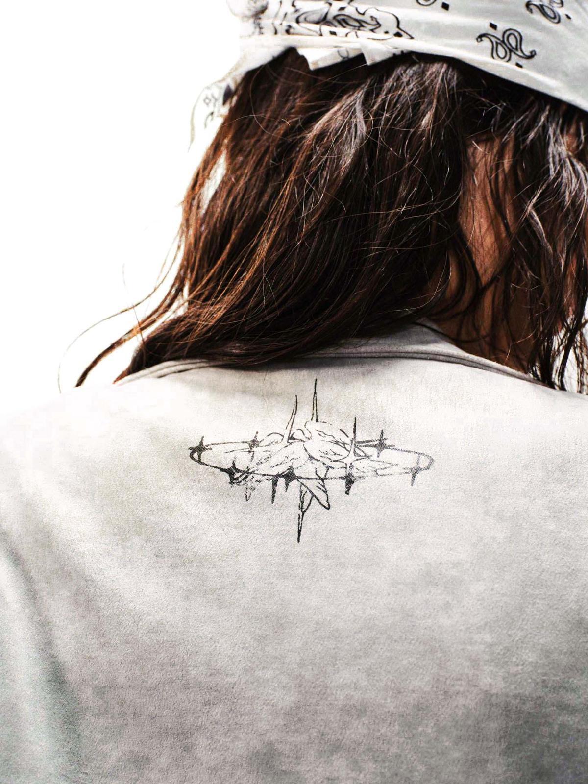 Concert Outfit Wasteland Patchwork Graffiti Zip Up Jacket Concert Outfit Wasteland Patchwork Graffiti Zip Up Jacket