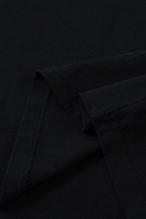 Concert Outfit Wasteland Style Heavy Dirty Dyed Print T-Shirt