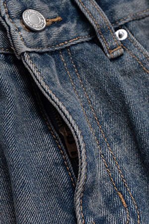 Concert Outfit Wasteland Style Ink Splash Baggy Jeans