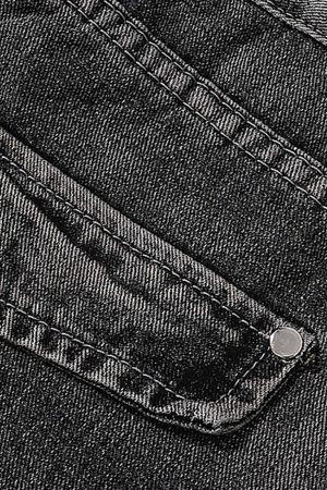 Concert Outfit Wasteland Style Washed Distressed Pleated Flare Jeans