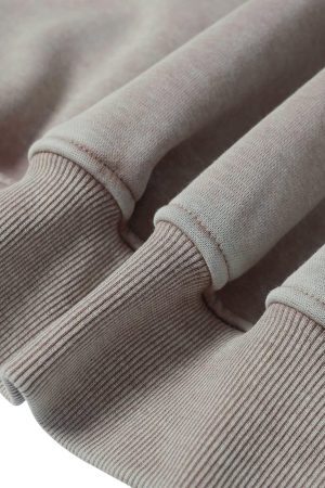 Concert Outfit Wasteland Style Washed Zipper Up Sweatshirt