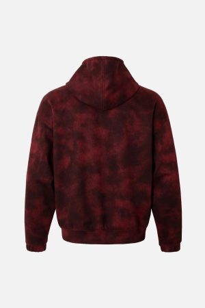 Concert Outfit Wasteland Tie-Dye Zipper Jacket