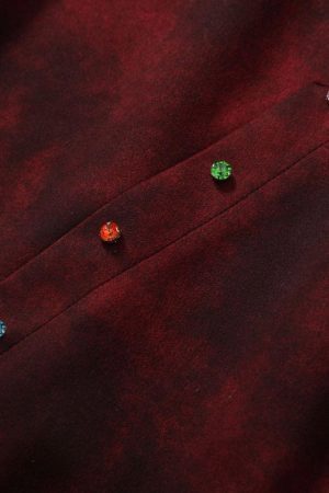 Concert Outfit Wasteland Tie-Dye Zipper Jacket