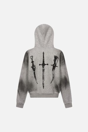 Concert Outfit Wasteland Zip-Up Cardigan