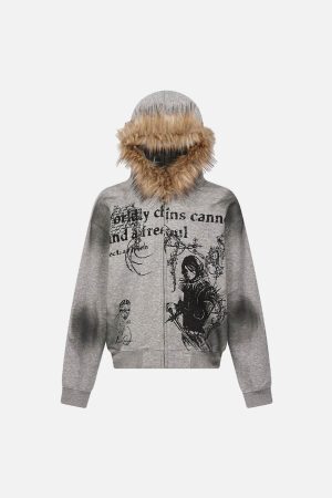 Concert Outfit Wasteland Zip-Up Cardigan