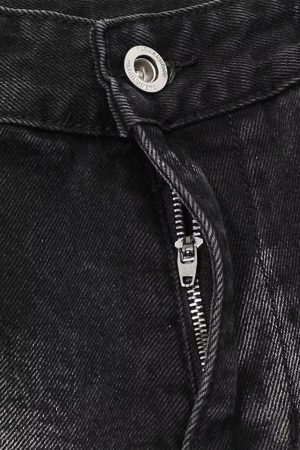 Concert Outfit Water Ripple Multi-Pocket Cargo Jeans