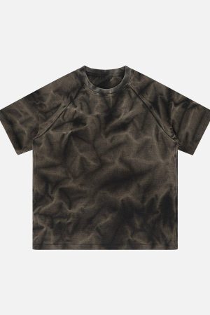 Concert Outfit Water Ripples Print Tee