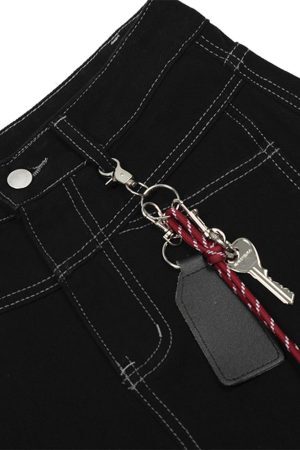 Concert Outfit Welt-Embellished Cargo Jorts