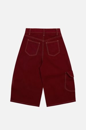 Concert Outfit Welt-Embellished Cargo Jorts