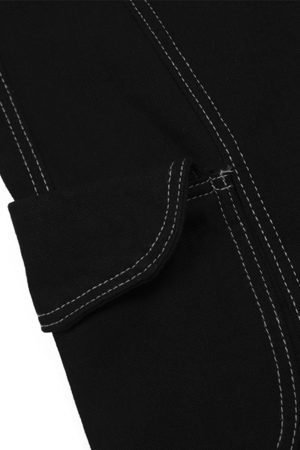 Concert Outfit Welt-Embellished Cargo Jorts