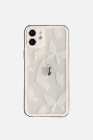 Concert Outfit White Butterfly iPhone Case