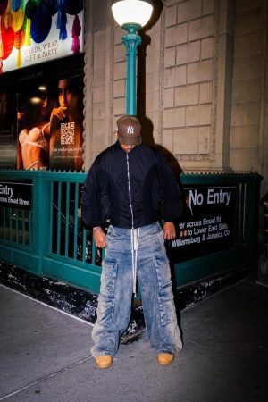 Concert Outfit Wide Leg Multi-Pocket Straight Leg Loose Jeans