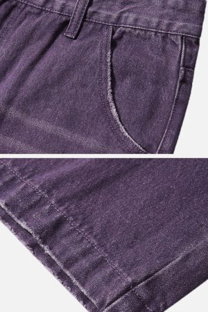 Concert Outfit Wide-Leg Washed Jeans