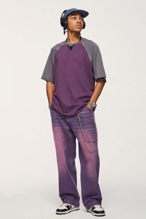 Concert Outfit Wide-Leg Washed Jeans