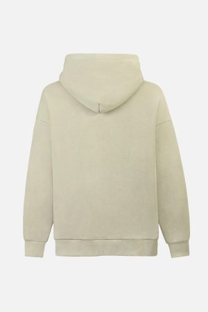 Concert Outfit Withered Branch Print Hoodie