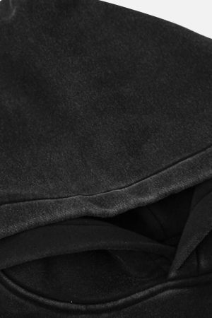 Concert Outfit Withered Branch Print Hoodie