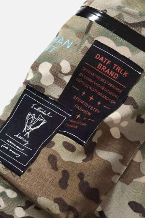 Concert Outfit Workwear Camouflage Hip-Hop Street Casual Pants