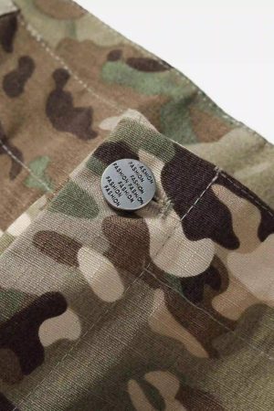 Concert Outfit Workwear Camouflage Hip-Hop Street Casual Pants