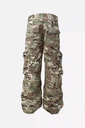 Concert Outfit Workwear Camouflage Hip-Hop Street Casual Pants