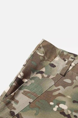 Concert Outfit Workwear Camouflage Hip-Hop Street Casual Pants