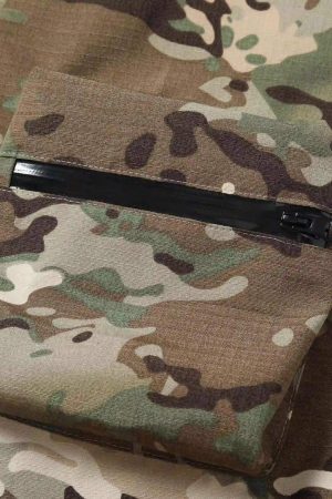 Concert Outfit Workwear Camouflage Hip-Hop Street Casual Pants