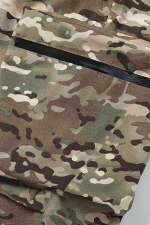 Concert Outfit Workwear Camouflage Hip-Hop Street Casual Pants