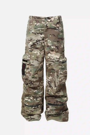 Concert Outfit Workwear Camouflage Hip-Hop Street Casual Pants